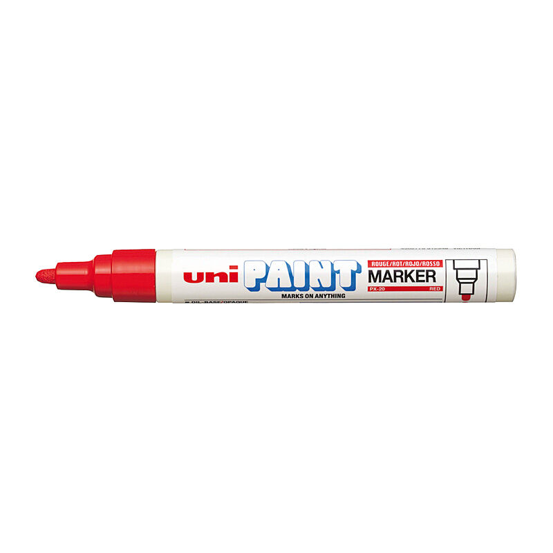 uni Pnt Mrk Blt PX20 Red Bx12 - Wholesales Supply