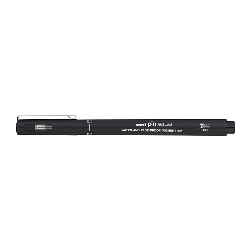 uni Pin FineLiner 0.1 Blk Bx12 - Wholesales Supply