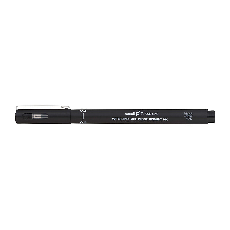 uni Pin FineLiner 0.2 Blk Bx12 - Wholesales Supply