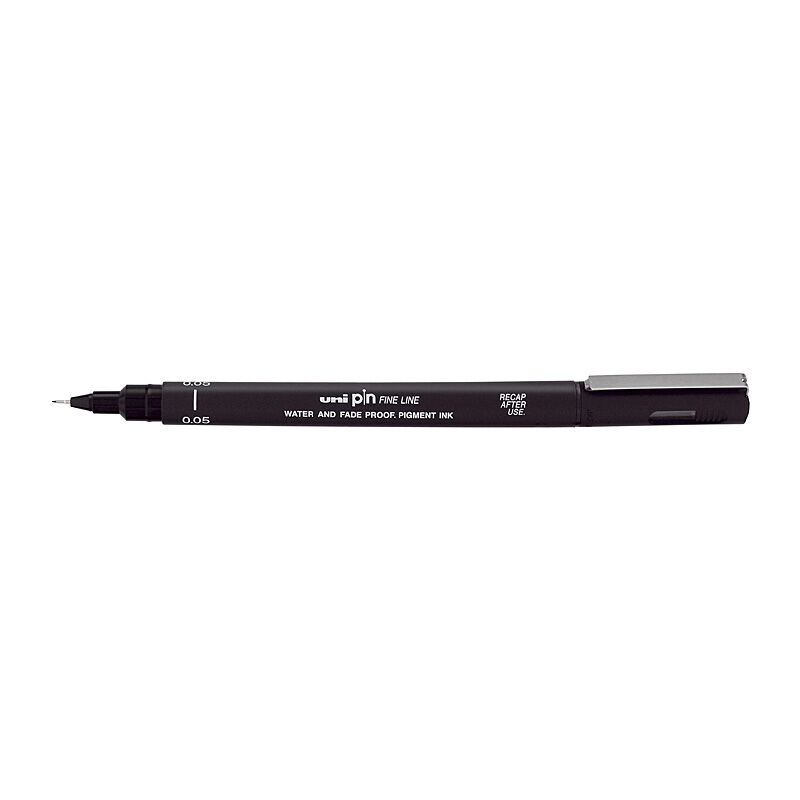 uni Pin FineLiner0.05 Blk Bx12 - Wholesales Supply