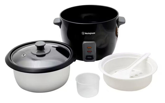 Westinghouse - 5 Cup Rice Cooker Keep Warm Function - Black