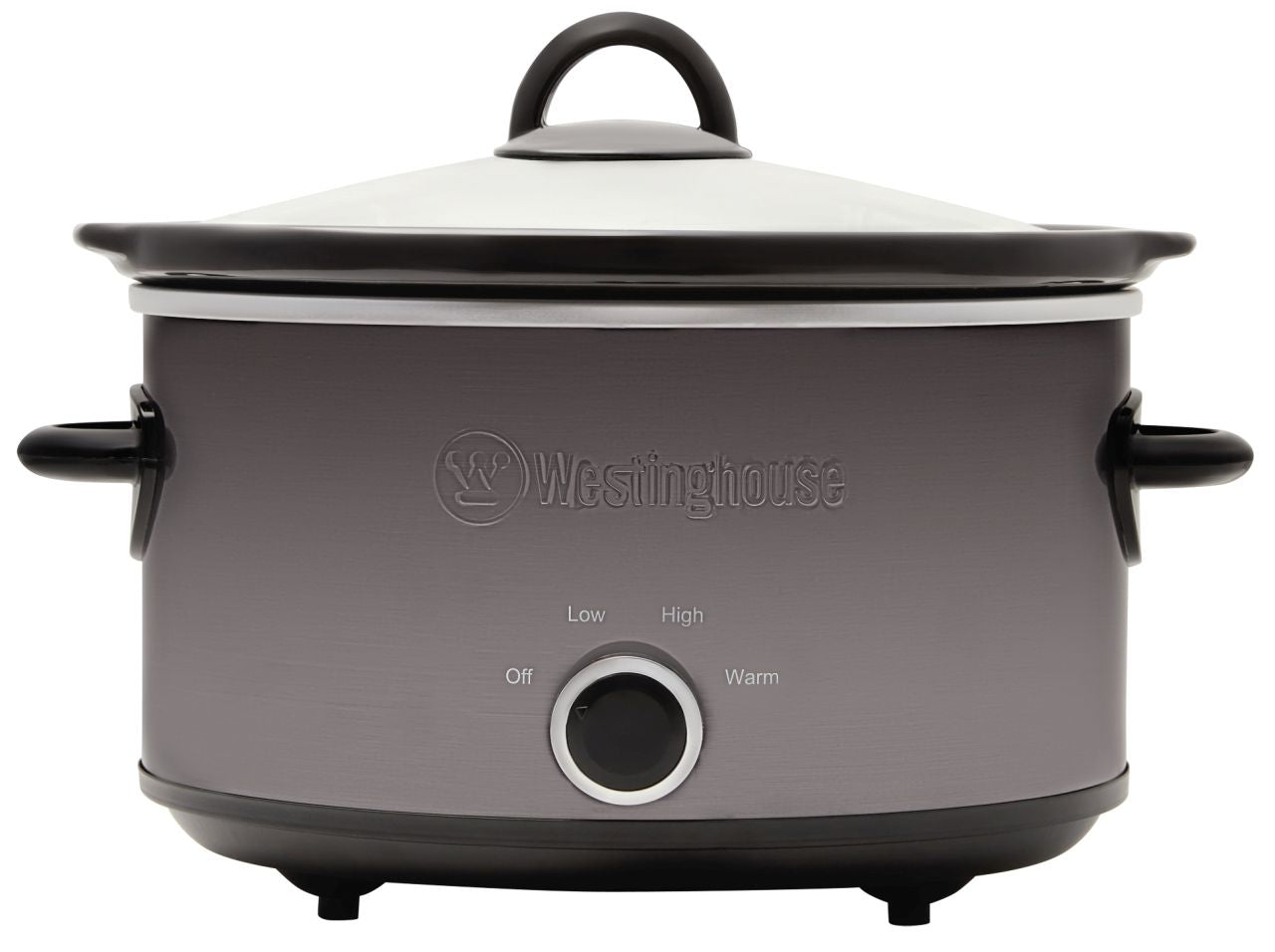Westinghouse - 3.5L Slow Cooker Black/Stainless Steel