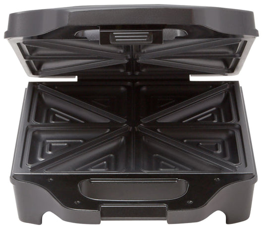 Westinghouse - 4 Slice Toasted Sandwich Maker - Black