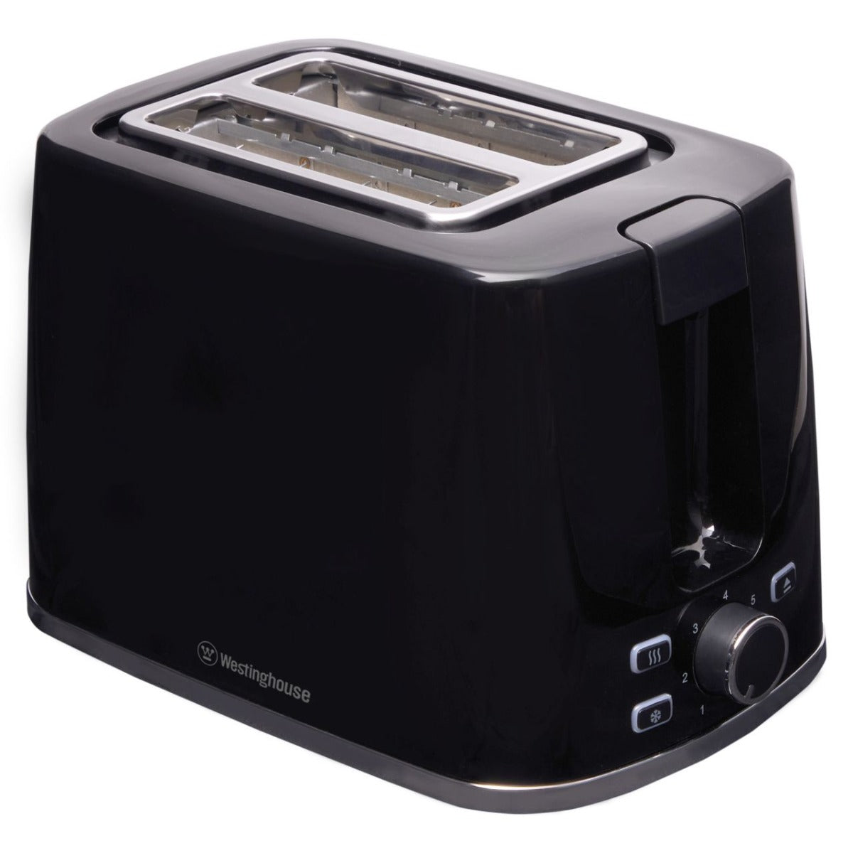 Westinghouse - 2 Slice Toaser Plastic - Black