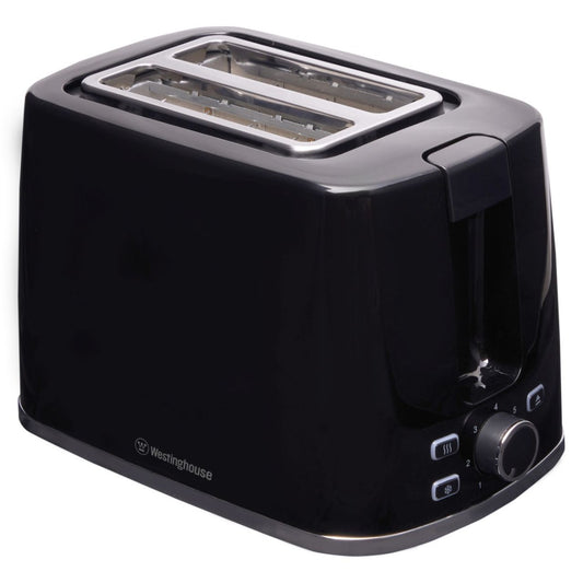 Westinghouse - 2 Slice Toaser Plastic - Black