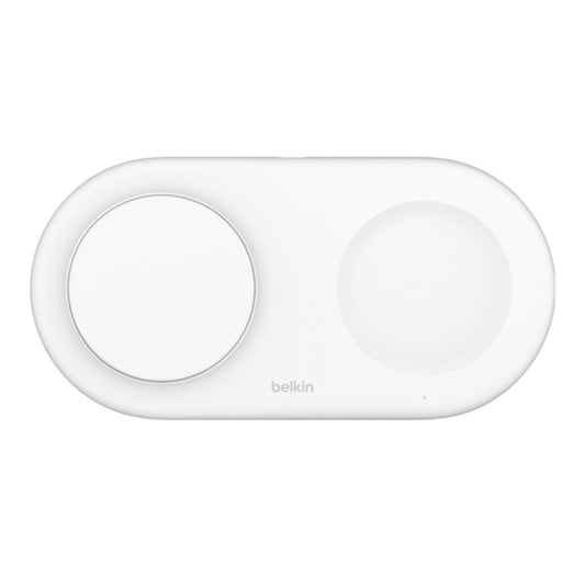 Belkin - 2 in1 Magnetic Wireless Charging Pad Qi2 - White