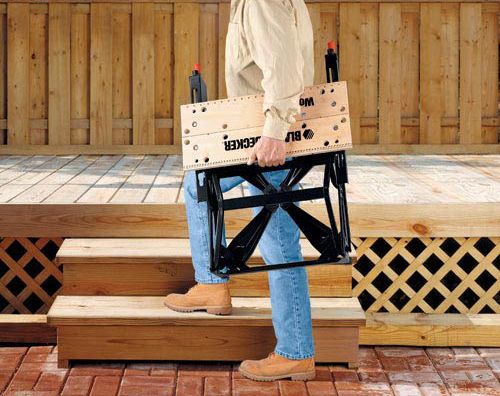 Black & Decker - WorkMate Dual Height Workbench - Black