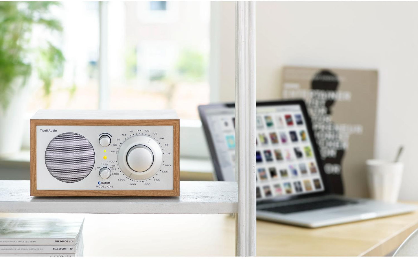 Tivoli - Model One Bluetooth Radio - Cherry/Silver