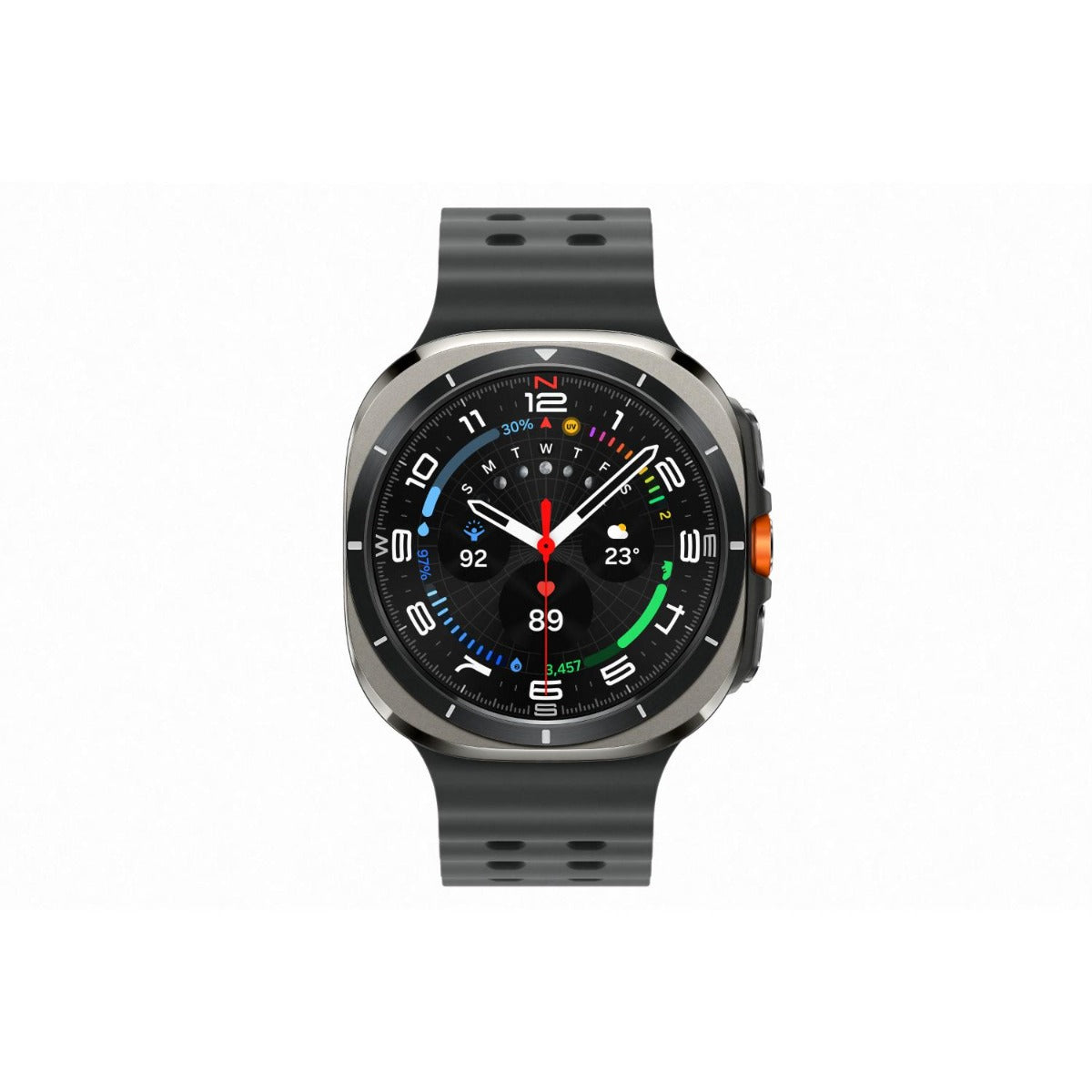 Samsung - 47mm Galaxy Watch Ultra - Titanium/Silver
